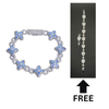 AQUA BRACELET + FREE RAINDROP BRACELET