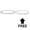 HONEYCOMB BRACELET + FREE 4MM TENNIS BRACELET