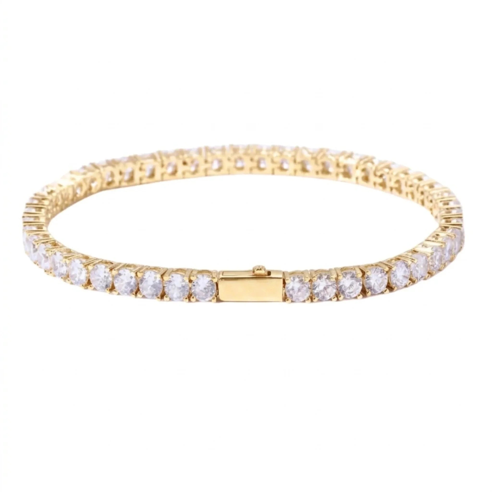 4MM TENNIS BRACELET - ICED OUT