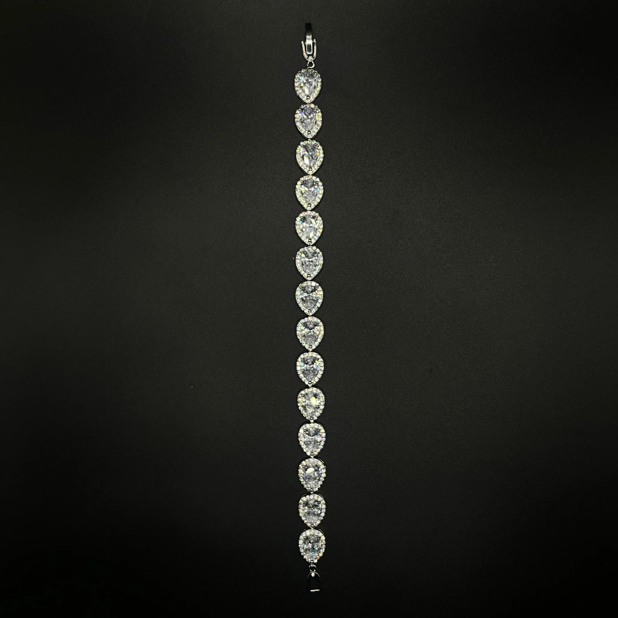 TEARDROP BRACELET - ICED OUT