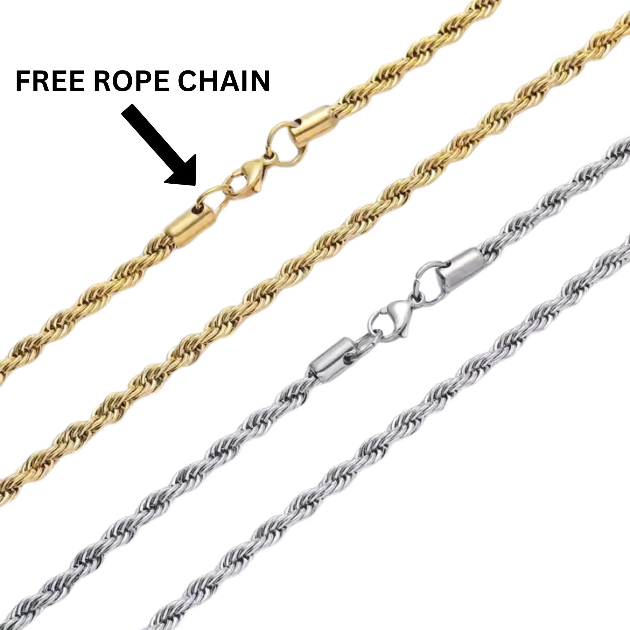 CROSS PENDANT - ICED OUT